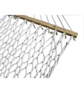 Large White Polyester Rope Hammock