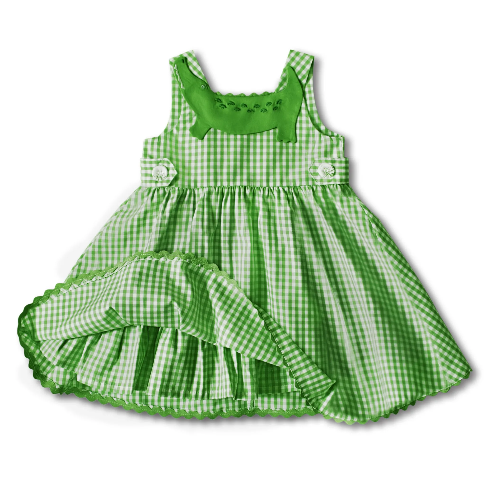 Later Gator Gingham Sundress