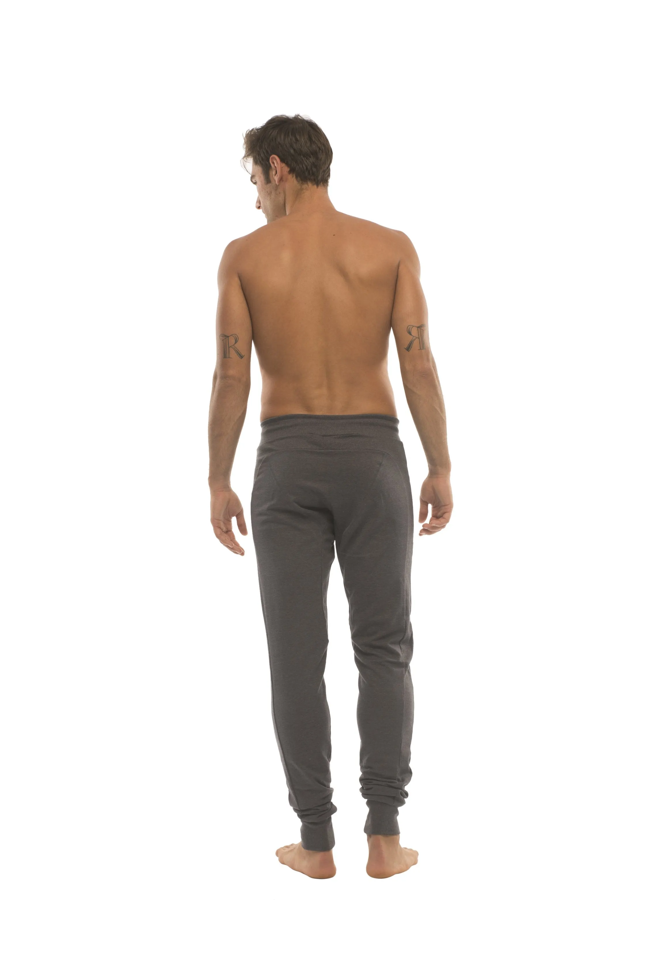 Long Cuffed Jogger & Yoga Sweat Pants (Charcoal)