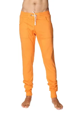 Long Cuffed Jogger & Yoga Sweat Pants (Sun Orange)