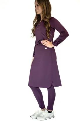 Long ShirtTail Snoga - Italian Plum