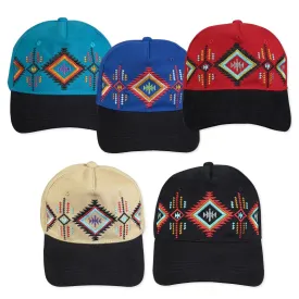 <font color="red">Close Out !!!</font> 6 PC Petite "Mountain Rain" Snapback  Cotton Caps, Only $5.50 ea.!!