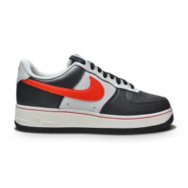 Mens Nike Air Force 1 '07 LV8 EMB - DC8874 001 - Black Chile Red Gray Fog Sail