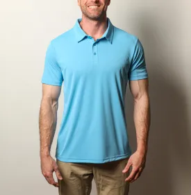 Men's Polyester Sun Protection Golf Shirt, UPF 50 