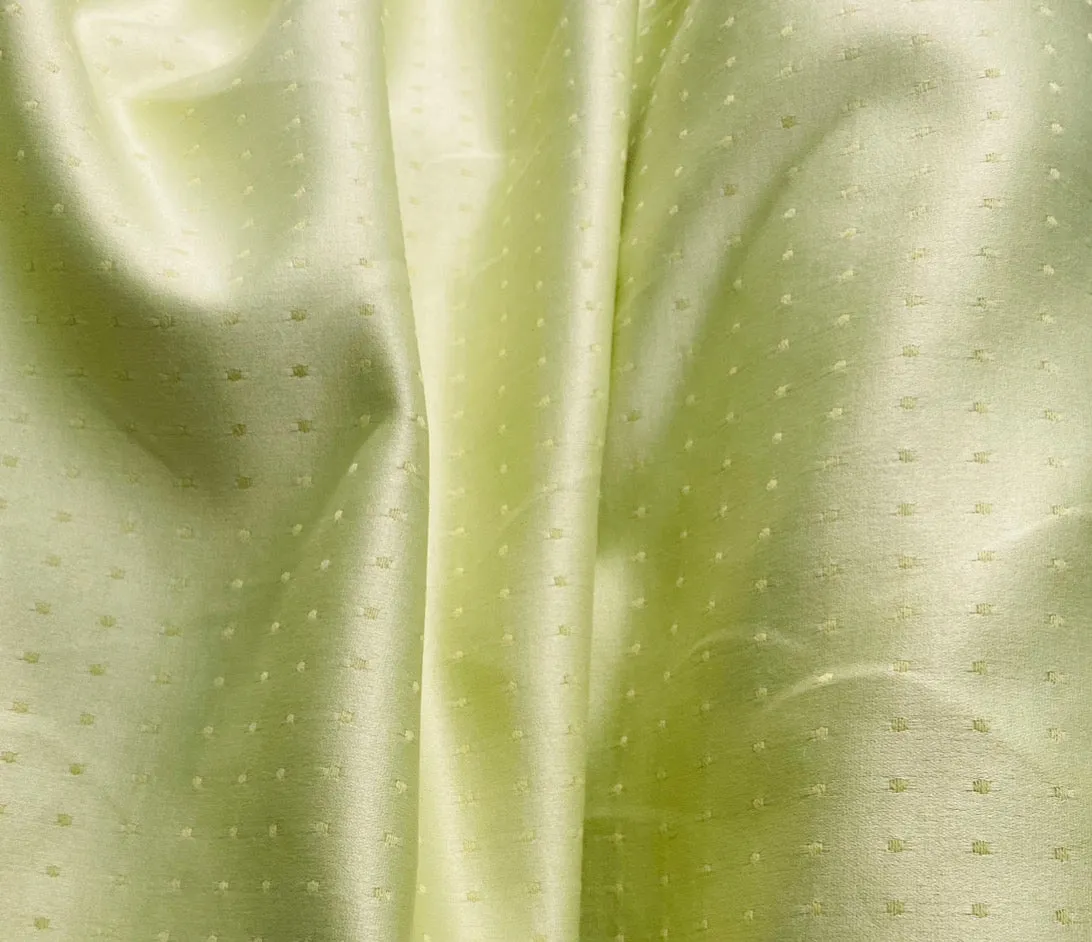 NEW Lady Larronde Dot Cotton Blend Sateen Pistachio Fabric