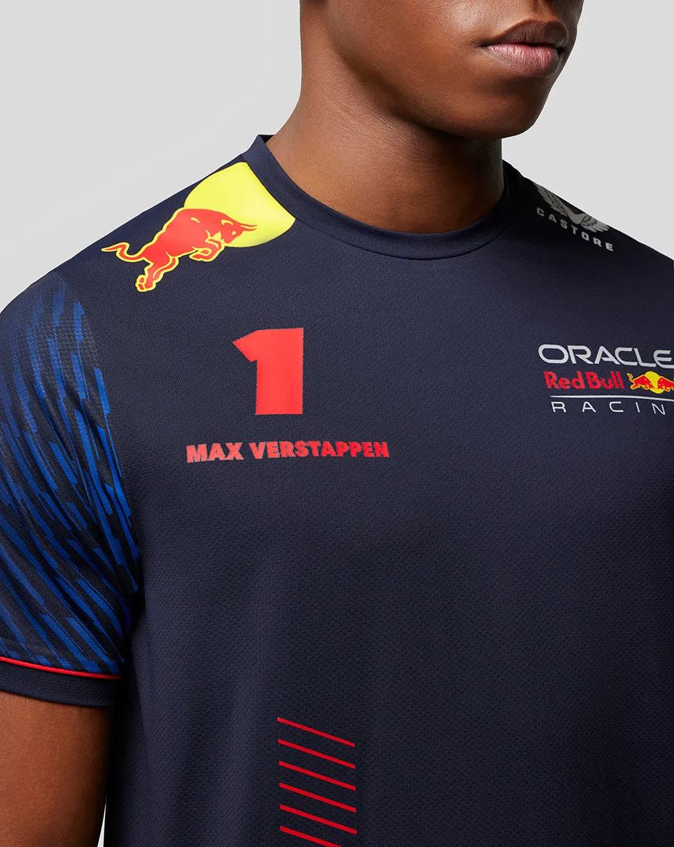 ORACLE RED BULL RACING MENS TEE DRIVER MAX VERSTAPPEN - NIGHT SKY