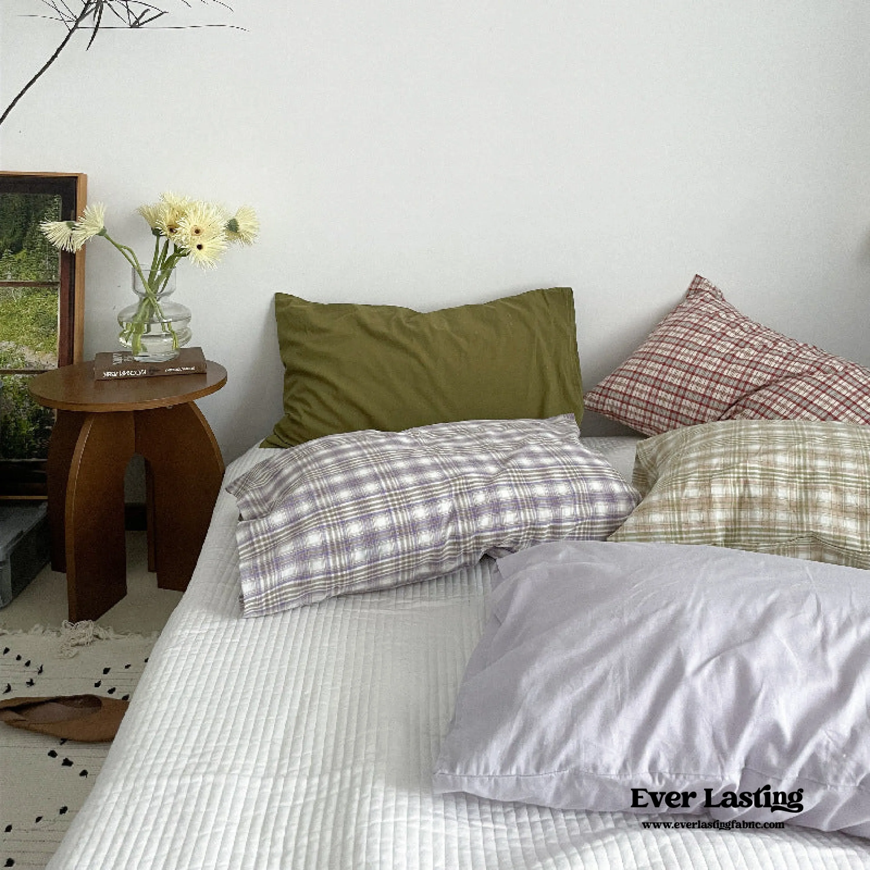 Plaid Pillowcases (5 Colors)