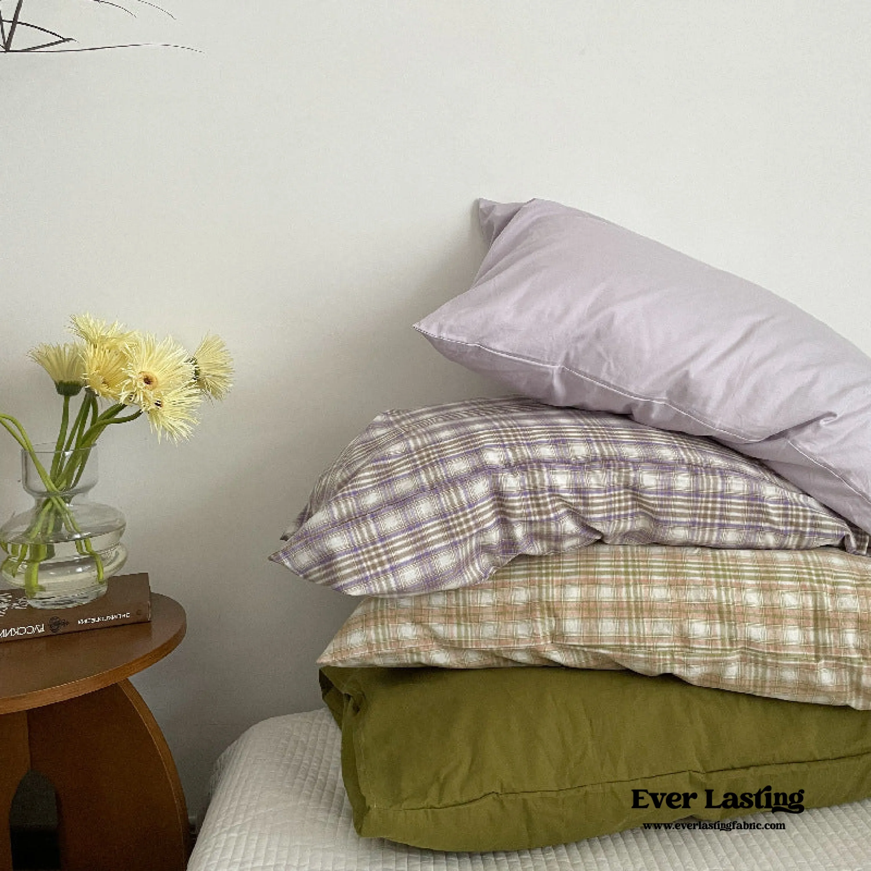 Plaid Pillowcases (5 Colors)