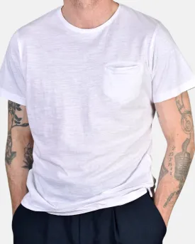 Pocket Tee Slub - White