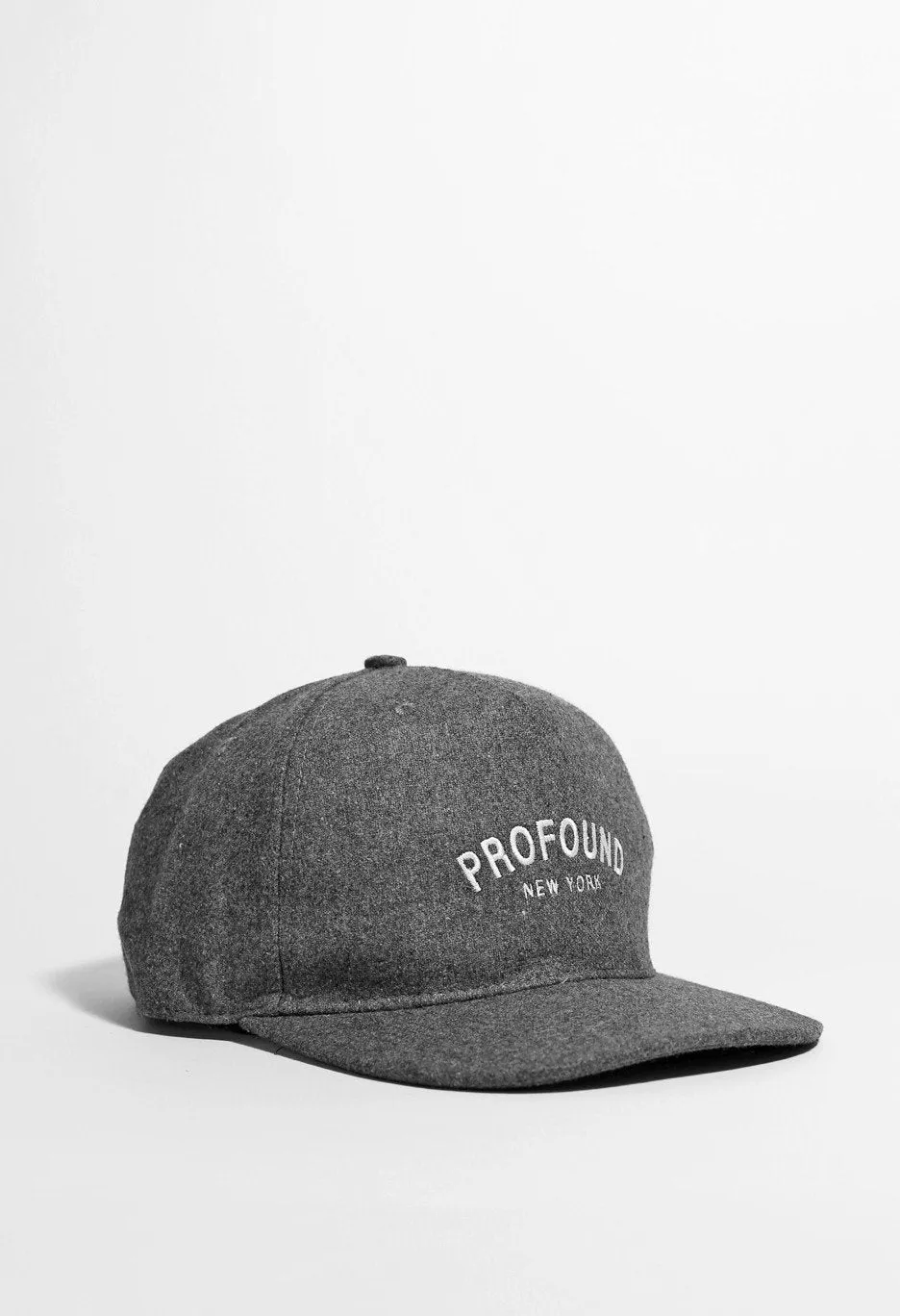 Profound Classic New York History Snapback in Wool Charcoal