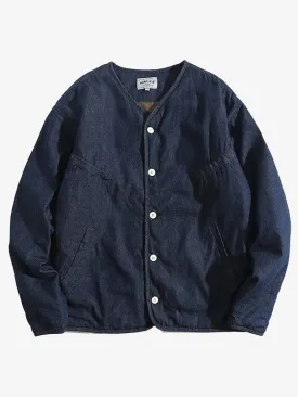 Quilted Lining Insulated Denim Jacket