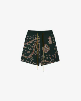 Rhude Paisley Wool Shorts