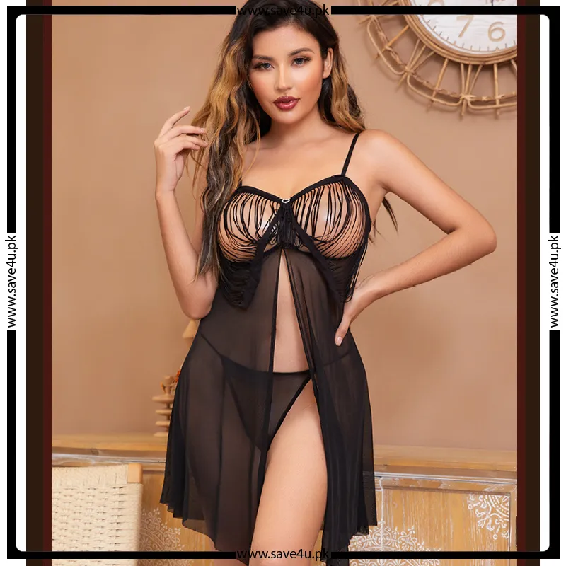 Soft See Through Net Stylish Nighty