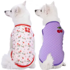 Spring Hope Dog T-shirts, 2 Pack