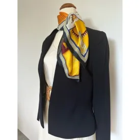 Stylish Silky Scarf - Royal Horses