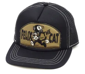 TOYS McCOY Felix the Cat Trucker Hat Men's Casual Baseball Cap with Mesh Side Panels TMA2408 Black