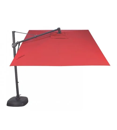 Treasure Garden 10' AG25TSQ Cantilever Umbrella - O'Bravia Polyester Fabric