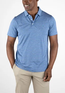 UPF Recycle Polyester Stripe Jersey Polo