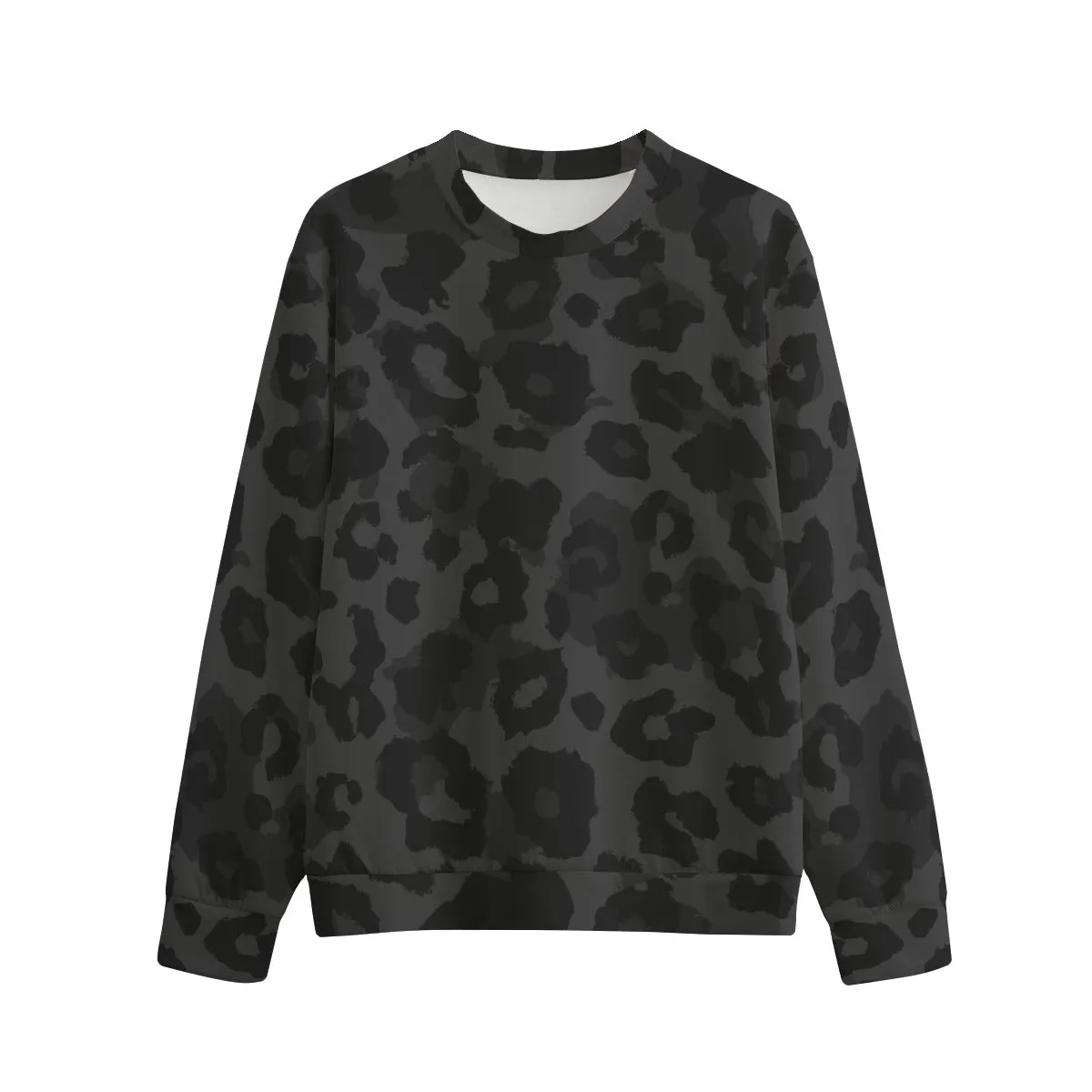 Vampire Art 100% Cotton Black Grunge Leopard Unisex Sweatshirt Jumper | 310GSM Cotton