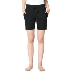 Vimal Jonney Black Shorts For Women's