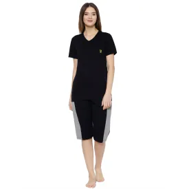 Vimal Jonney Black Women's Night Suit