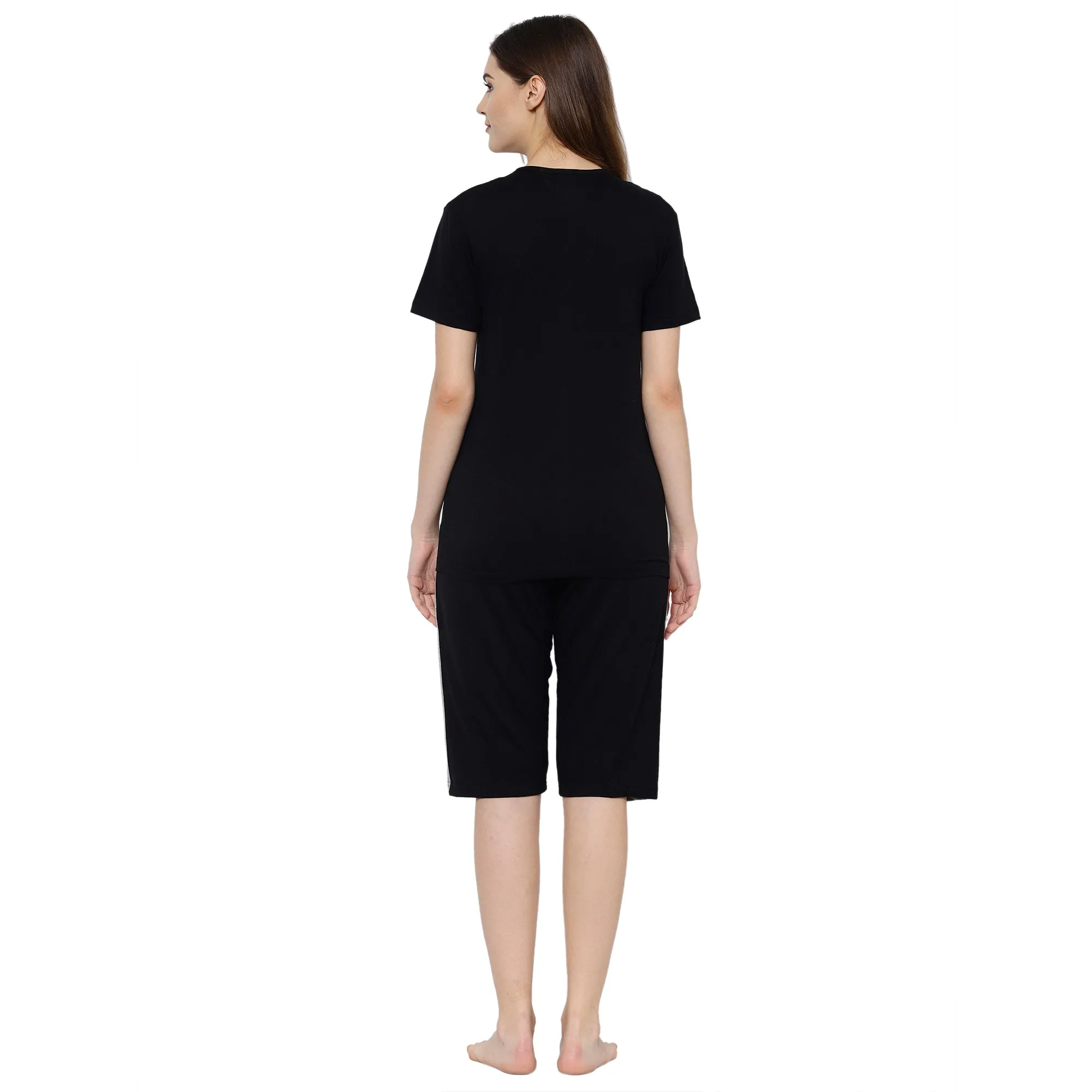 Vimal Jonney Black Women's Night Suit