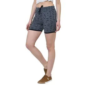 Vimal Jonney Blue Color Shorts For Women