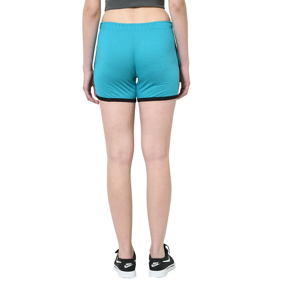 Vimal Jonney Ferozi Color Shorts For Women