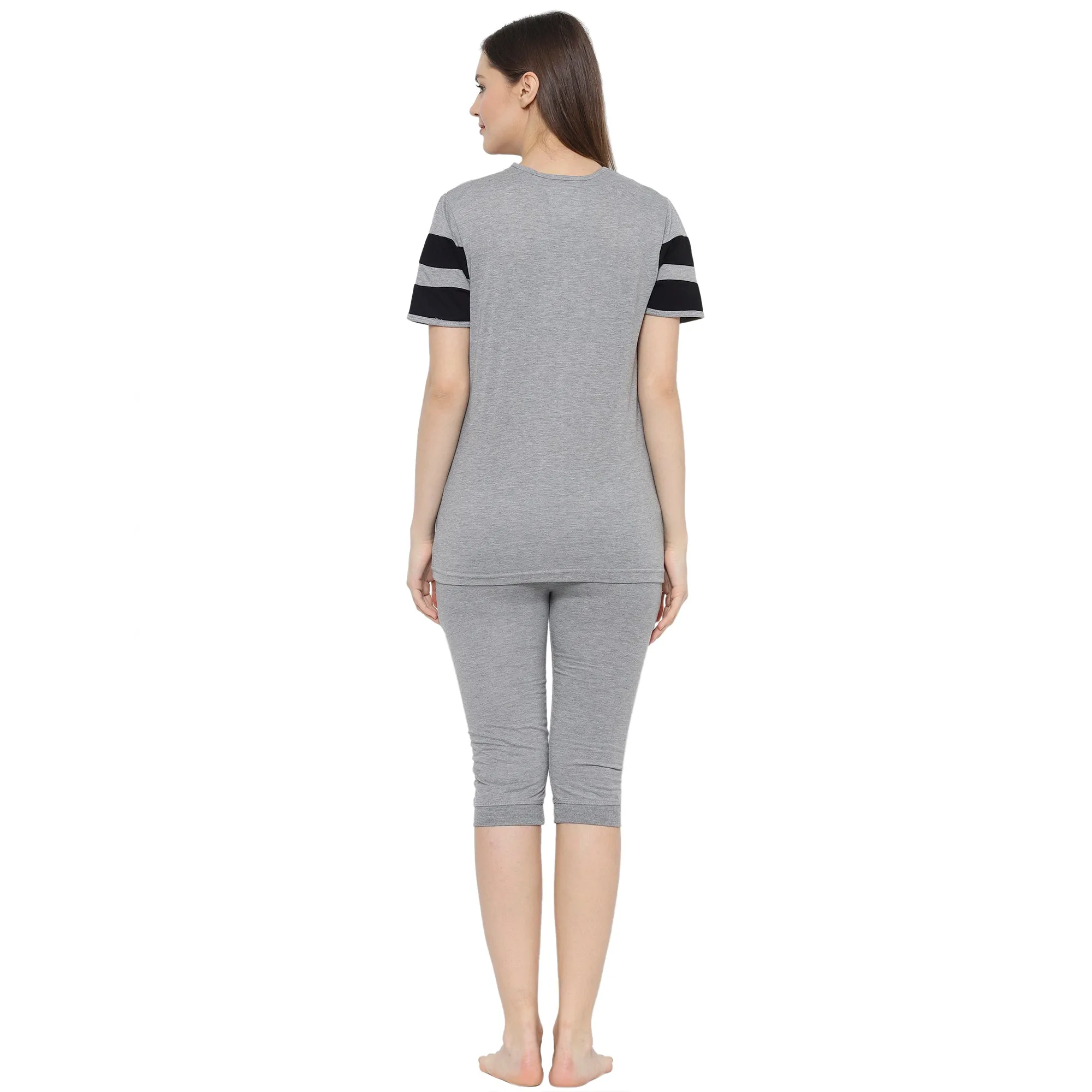 Vimal Jonney Grey Women's Night Suit