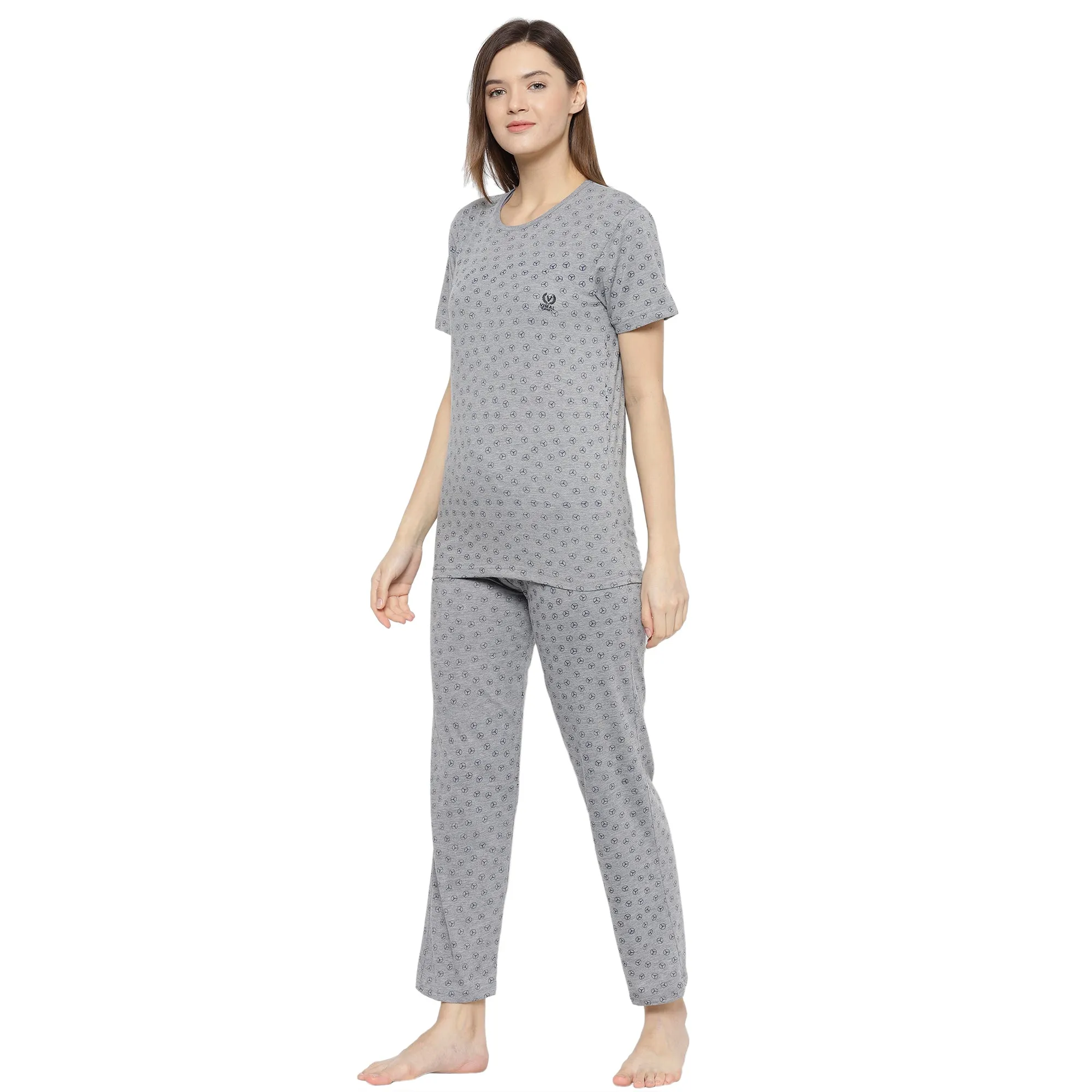 Vimal Jonney Grey Women's Night Suit