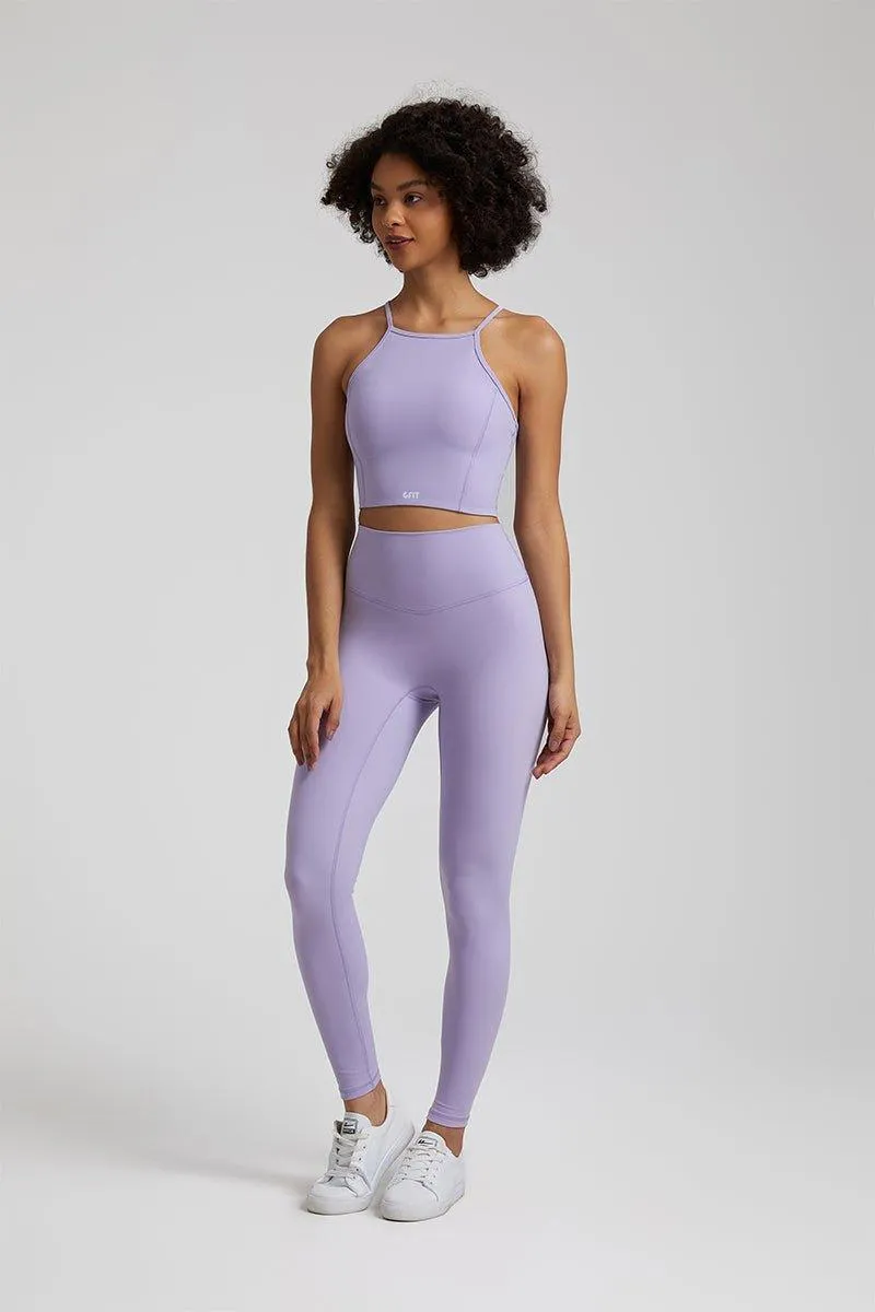 Women's Yoga Set - GFIT 2.0 Spaghetti Strap Vest & High-Waist Leggings