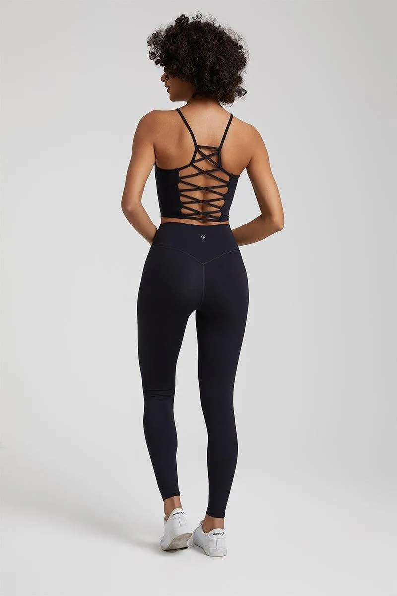 Women's Yoga Set - GFIT 2.0 Spaghetti Strap Vest & High-Waist Leggings